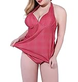 妊娠マタニティ水着ホルターネックレトロ水着Tankinisトップス& Bottom Youngsoul US サイズ: XL カラー: レッド
