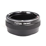 Fotga オリンパス OMマウントレンズからマイクロフォーサーズM4/3 MFTマウントカメラ用レンズアダプター オリンパス Pen-F E-PL1/2 E-PL7/8/9/10 OM-D E-M5 E-M10 Mark II III Lumix GH1 GH2 GH3 GH4 GH5 GH5s