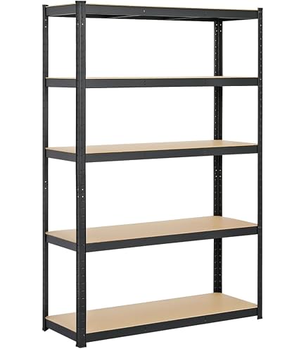 Amazon｜Yaheetech スチールラック本体 キッチンラック 5段 幅120