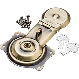 アンティーク真鍮図8トランクロック