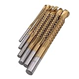 HKUN　ドリルビット　電気ドリル　麻花ドリル　丸シャンクドリル　木工　6ピース