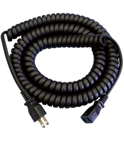 Amazon.co.jp: サンワサプライ カール電源延長コード 1.5m~3m