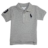 (ポロ ラルフローレン) POLO RALPH LAUREN ベビー 男の子 ポロシャツ Cotton Mesh Polo Shirt アンドーバー ヘザー Andover Heather (9M) 