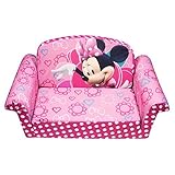 Marshmallow Furniture Minnies Bow-Tique Flip Open Sofa [並行輸入品]