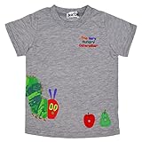 アスナロ（トップス 半袖tシャツ） はらぺこあおむし ERIC CARLE Tシャツ 半袖 ベビー 子供 男の子95 グレー