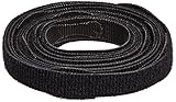 Velcro Cable Tie, One wrap Strap, 3" Bundle Diameter, 0.5" Width, 12" Length, Black [並行輸入品]