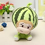[スイカ] 18CM プラッシュ カートゥーン フルーツモンキー 吸着用おもちゃ 並行輸入品