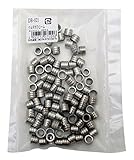 WAKI ニッケルダボ メン凹(100個) 8mmクローム DB-021