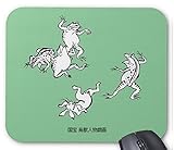 国宝・鳥獣人物戯画のマウスパッド 3：フォトパッド（ 日本の名画シリーズ ） (B)