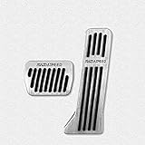 Boyous マツダ 専用 銀 アルミ ペダル フット シルバー 純正交換 2点セット 適合多数 CX-3 DK系 CX-5 KE/KF系 CX-8 KG系 デミオDJ系 アクセラBM/BY系 アテンザGJ系 等