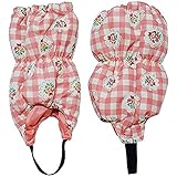 子供用 スノーカバー 中綿フットカバー脚絆 足カバー 防寒 撥水加工 スキー 女の子 女児 j-snk04 Mサイズ No.01