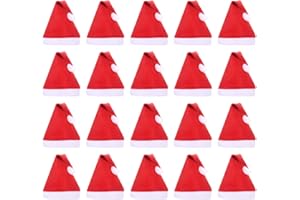 [ニューキング] サンタ帽子 クリスマス帽子 15/20枚 サンタクロース コスプレ 仮装 大人用 レディース メンズ 兼用
