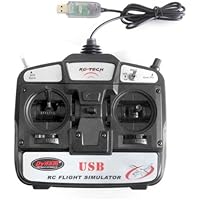 （リマプルフ）LIMAPULUH プロポ型 コントローラー 付属 6Ch フライトシミュレーター ヘリ 飛行機 本格的に3Dで操縦体験 3Dフライト USB接続 FMS＆HELI-X対応 MODE2