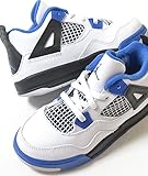 【10cm-16cm】NIKE JORDAN 4 RETRO BT ナイキ ジョーダン 4 レトロ BT ホワイト×ブラック ベビー 子供靴 スニーカー 16cm,-