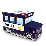 ストレージボックス、Driving夢警察車折りたたみ可能な万能Toy Organizer