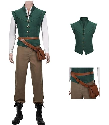 ユージーン フリンライダー コスプレ 仮装衣装 バッグセット Amazon.co.jp: [brightcos] フリン・ライダー Flynn Rider