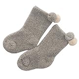 ヤクコットン　パイルソックス11-12cm:オーガニックコットン&ヤク混Pristine Baby