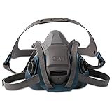3M Personal Safety Division 6503QL Rugged Comfort Quic-Latch Half-Facepiece Reusable Respirators, La