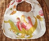 ビブ スタイ よだれかけ お食事用エプロン ０～１歳 リバーシブル サイズ調整可 プリンセス 【 USA デザイン コットン ＆ シェニールタオル 】