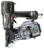 HiKOKI(旧日立工機) 高圧ロール釘打機 針金45~75mm シート32~50mm 品確法・2×4対応 グレー NV75HMC(G)
