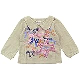 SCHNEE(スネー) 接結生地リボンPt長袖Tシャツ 130cm /ベージュ   NO.F-641355