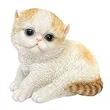 ガーデン オブジェ・置物 （ベビーキャット×ペルシャ） QYL1223