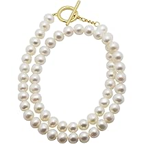 Amazon | [Mani・Mani] マンテル ネックレス 淡水真珠 7-7.5mm