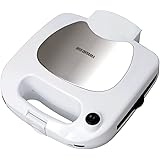 アイリスオーヤマ ホットサンドメーカー プレート4枚 (ワッフル ホットサンド ドーナッツ パニーニ) PMS-704P-W