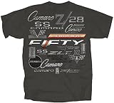 Joe Blow T's Chevy Camaro 50年ロゴインシグニアTシャツ 綿100% グレー US サイズ: Small カラー: グレー