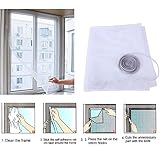 Insect Fly Bug Mosquito Door Window Net Netting High Quality Mesh Screen Sticky Tape^Black by hpal-n