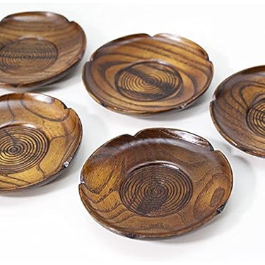 茶たく 楽天市場】茶托 茶たく 茶卓 11cm【5点セット】「 たち吉 あじろ