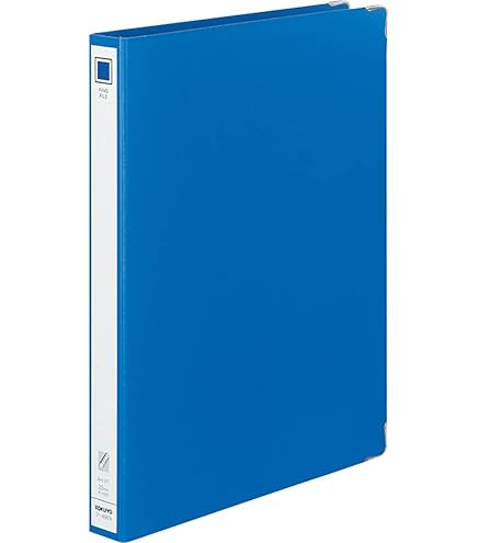 Amazon | コクヨ ファイル リングファイル A4 縦 2穴 青 フ-480B