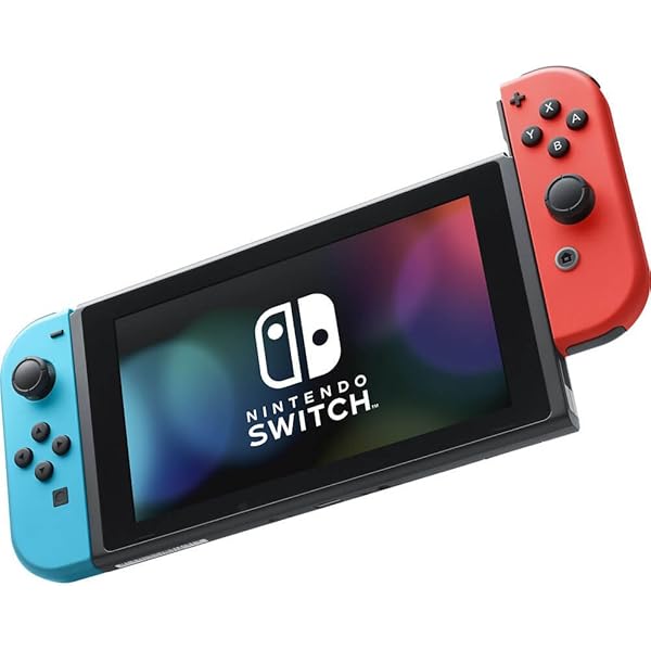 Nintendo Switch with Neon Blue and Neon Red Joy Con : Amazon.sg
