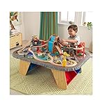KidKraft 17498.0 Waterfall Junction Train Set and Table Toy [並行輸入品]