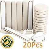 liyic 20コンボパックself-stick家具スライダーforカーペット、12個1 – 11 / 16インチ自己粘着家具Glides & 8パック1 / 2 " x4 "バー家具移動パッド家具グ