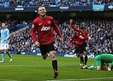 Wayne Rooney – Manchester United FC England # 07 – 12 x 18メタルアルミ壁アート