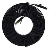 オーディオファン LANケーブル CAT6A (CAT7用ケーブルを使用) 10Gbps イーサネット フラットタイプ 5m ブラック