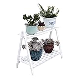 ZJM-flower stand 木製フラワースタンド三角ブラケットフラワーポットラック (サイズ さいず : M-60cm)