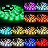 AUDEW 6.6 Ft RGB 5050 SMD 60 LEDストリップライトwithバッテリーボックス防水クラフト趣味ライト14.4 W 200 cm