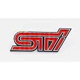 【スバル純正】STI【チェリーレッド フロントオーナメント/フロントエンブレム】レヴォーグ【VM4/VMG用】2016.02~