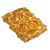 ゴールドnewborn-photography-props-rug-baby-photo-3d-rose-flower-backdrop-blanket-new