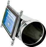 Speedi-Boot SBH-6147 EB 6-Inch Width by 14-Inch Length to 7-Inch Diameter Torpedo End Register Vent 
