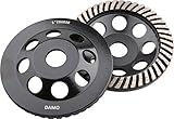 DAMO CWT05C 5-Inch Diamond Turbo Grinding Cup Wheel for Concrete/Granite Floor [並行輸入品]