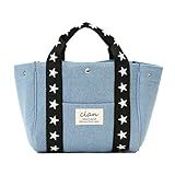 トートバッグ クラン(Clan) 大容量 軽量 無地 スウェット メンズ レディース 兼用 ラージ ＆ ミニ 2タイプ (S, ネイビー)