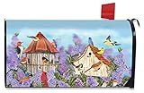 Birds and Lilacs Spring Largeメールボックスカバー花柄オーバーサイズBriarwood Lane