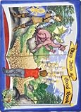 Joy Carpets Kid Essentials Language & Literacy Step Into A Good Book Rug, Multicolored, 5'4 x 7'8 by