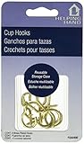 8のセットHelping Hand真鍮メッキカップフック 1 Pack 50400 1