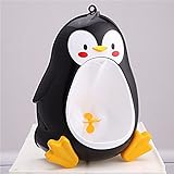 ブラックベビー男の子ペンギントイレトレーニングトイレ小便器子供用幼児用バスルームPee Trainer