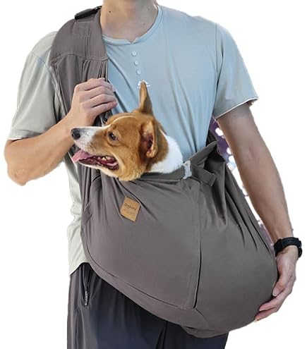 Amazon.co.jp: ペットスリング キャリーバッグ 犬猫兼用（中型犬用