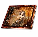 スーザンブラウンデザインエンジェルまたはフェアリーテーマ – Forest Fairy – タイル 6-Inch-Ceramic ct_14865_2